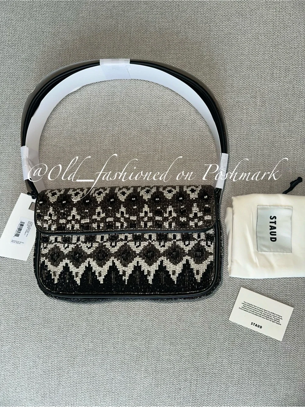 STAUD Tommy Beaded Shoulder Bag - Zermatt